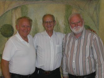 Joe Fox with partners Harry Johnson and Don Thornton